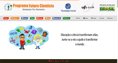 Desktop Screenshot of futurocientista.net